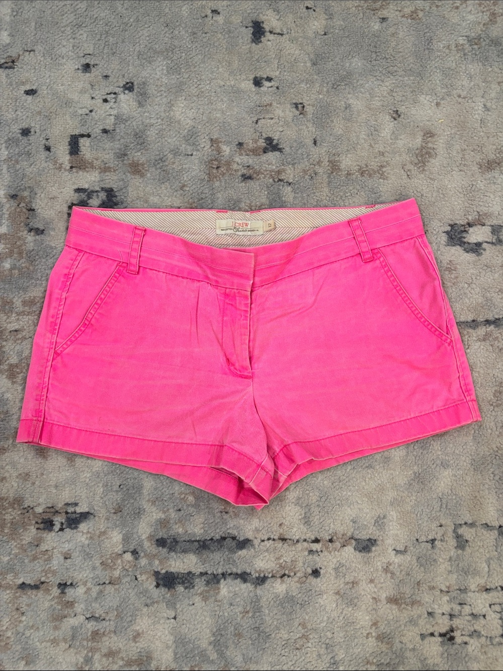 J. Crew Hot Pink Chino Shorts